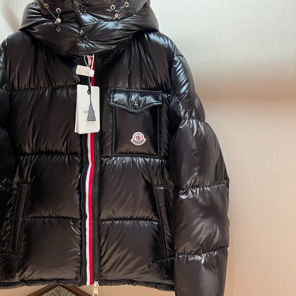 Moncler Maya Montbeliard Hooded Short Down Jacket - Picture 2 of 5